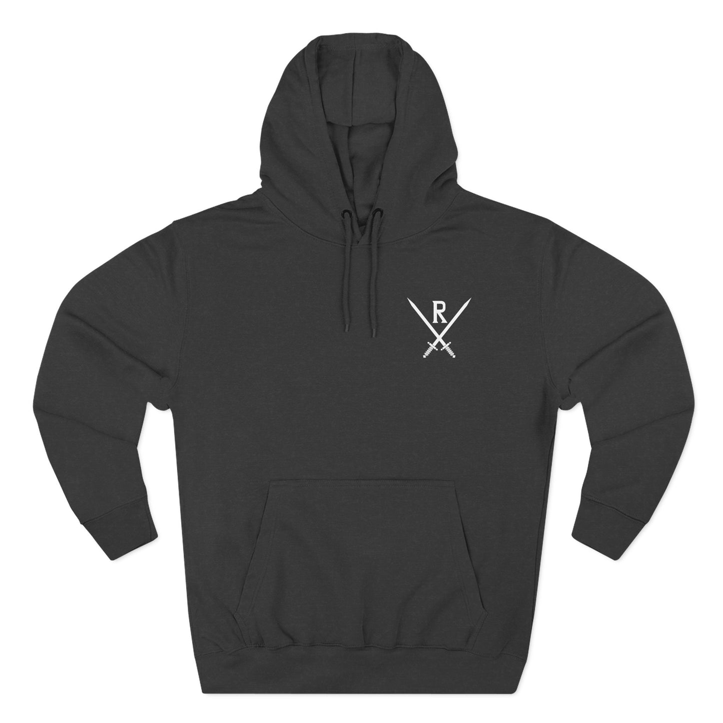 RIINK Emblem White Printed Hoodie