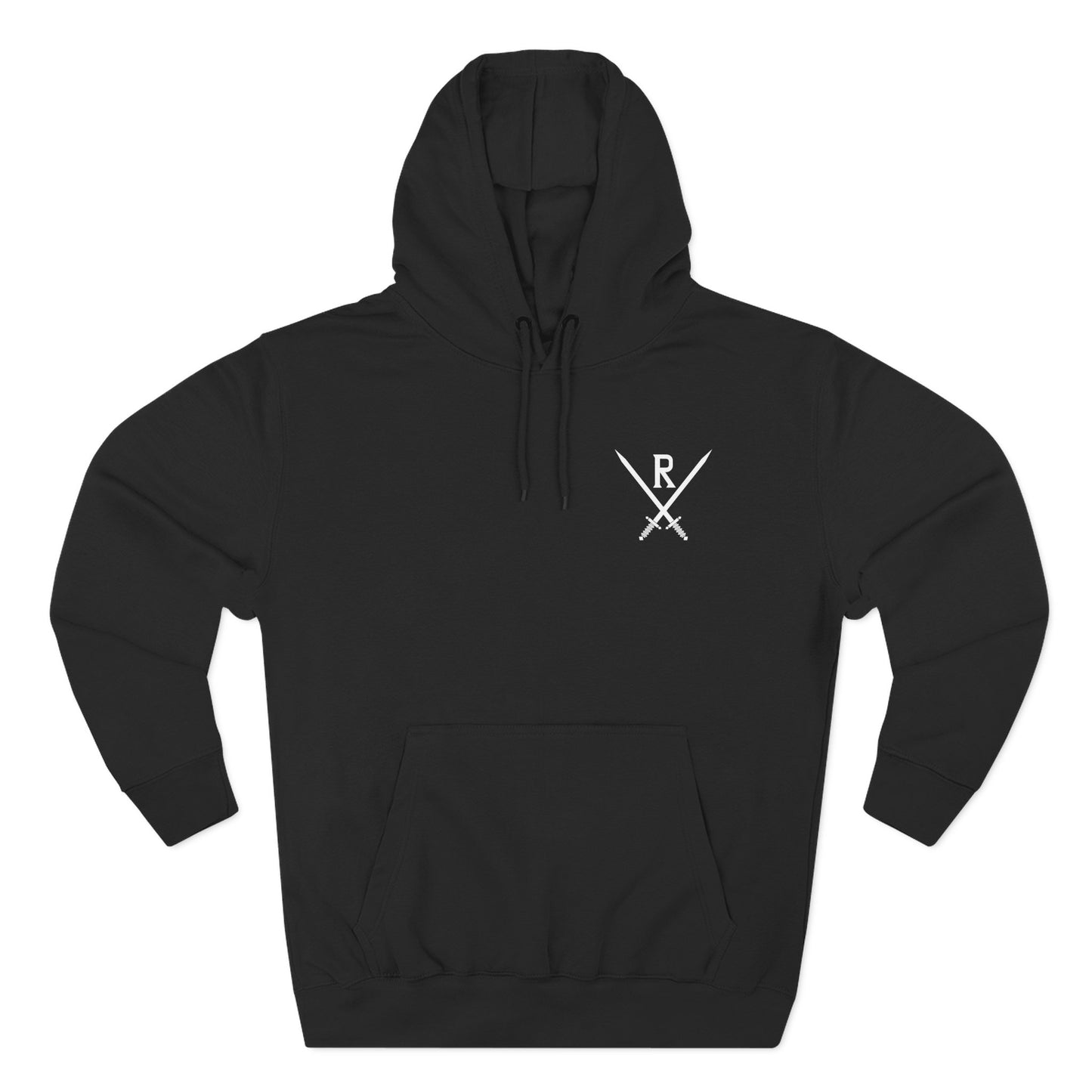 RIINK Emblem White Printed Hoodie