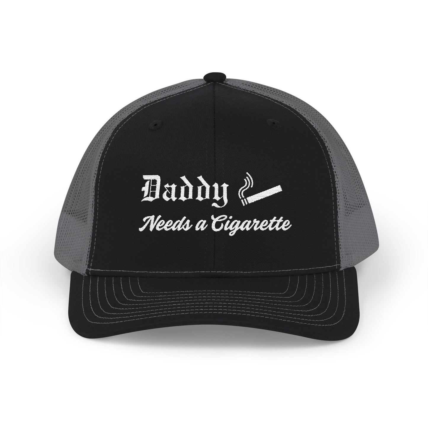 Daddy Needs a Cigarette Trucker Cap