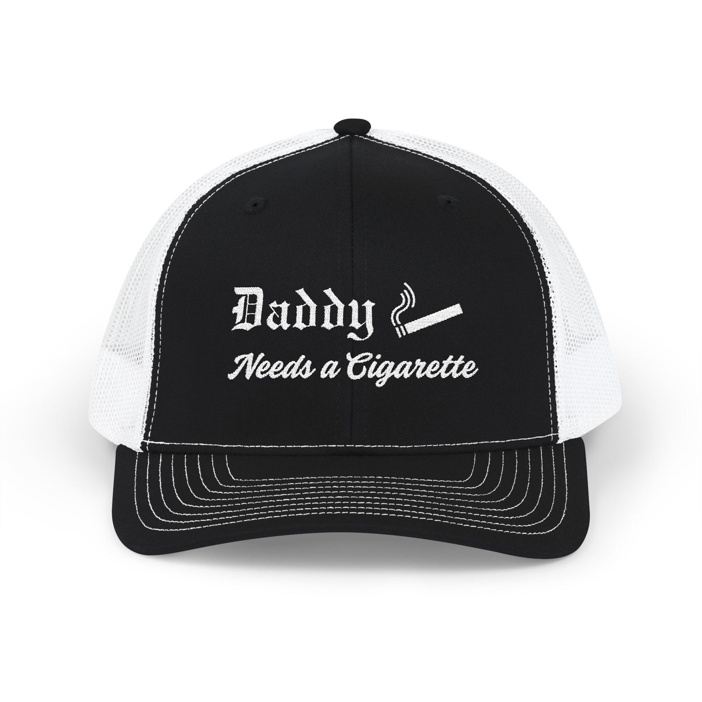 Daddy Needs a Cigarette Trucker Cap